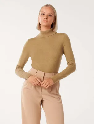 Sarah Roll-Neck Knit Top