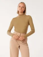 Sarah Roll-Neck Knit Top