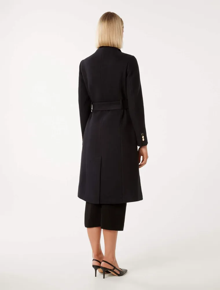 Brodie Funnel-Neck Coat