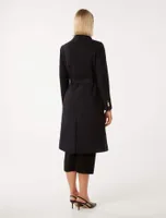 Brodie Funnel-Neck Coat