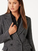 Sydney Double-Breasted Button Coat