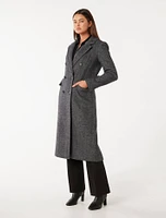 Sydney Double-Breasted Button Coat