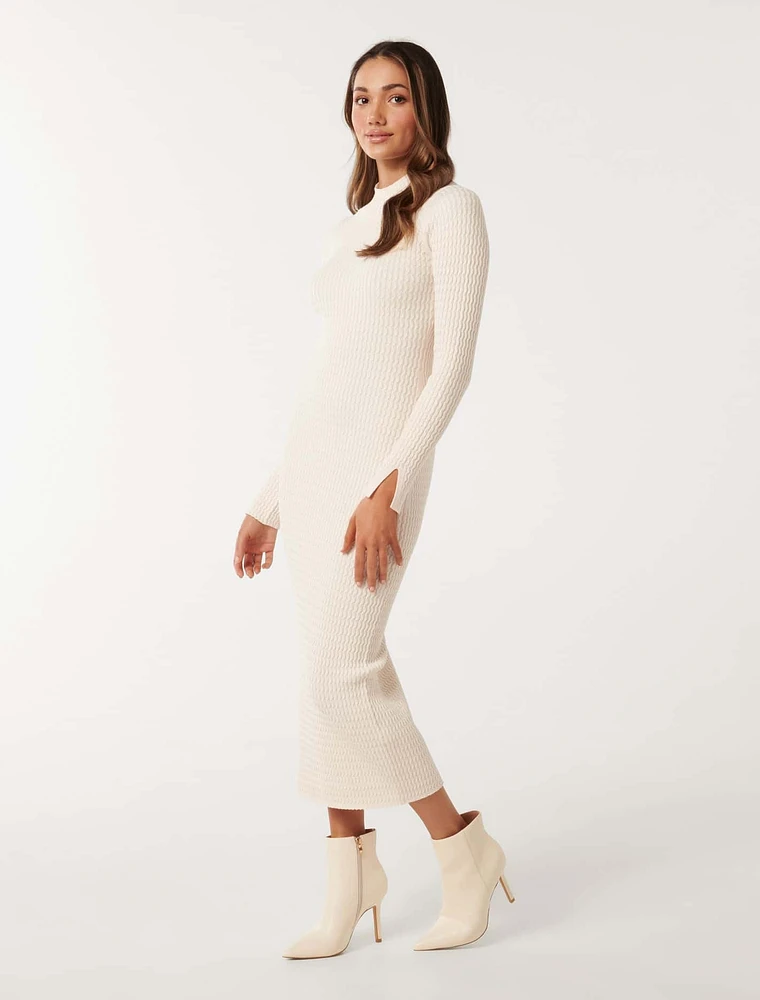 Georgia Petite Textured Knit Dress