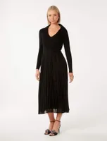 Posey Mixed Knit Dress