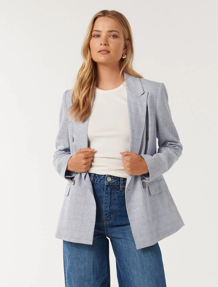 Ivy Double-Breasted Blazer