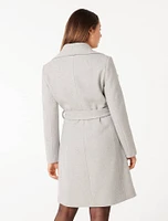 Annika Shawl Collar Wrap Coat