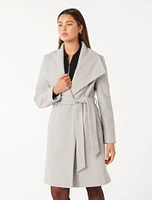 Annika Shawl Collar Wrap Coat