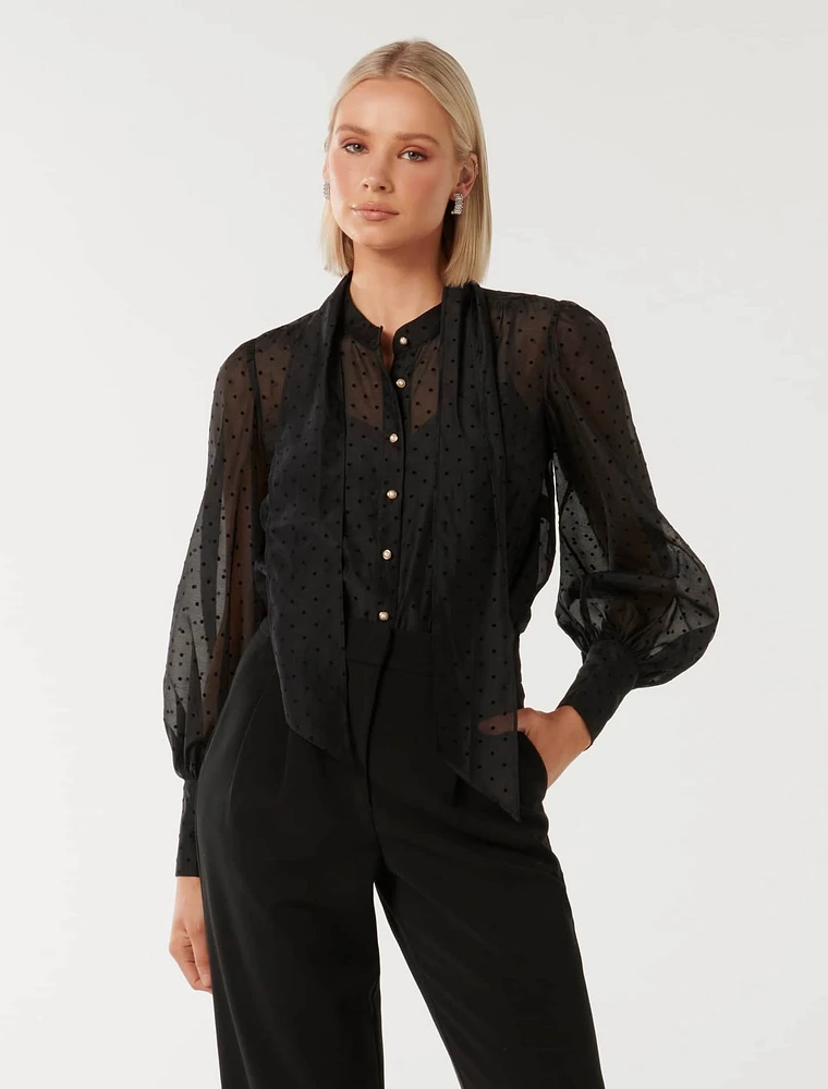 Vienna Organza Blouse