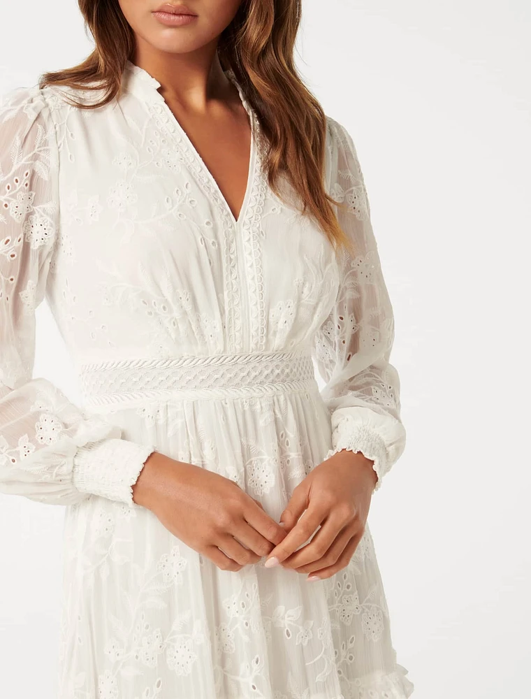 Helena Embroidered Dress