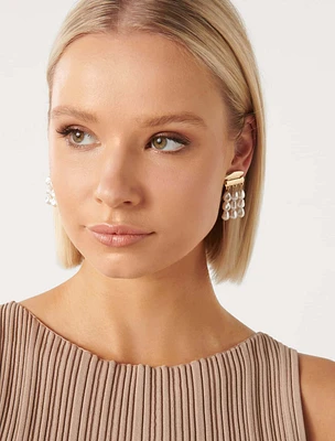 Signature Zamora Pearl Drop Statement Earring - Women's Fashion | Ever New