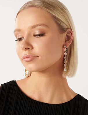 Signature Isabelle Glass Stone Drop Earring - Women's Fashion | Ever New