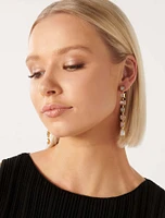 Signature Isabelle Glass Stone Drop Earring - Women's Fashion | Ever New