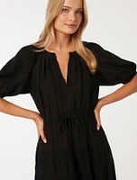 Gabe Midi Dress Black - 0 to 12 Women's Dresses