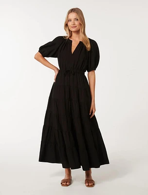 Gabe Midi Dress Black - 0 to 12 Women's Dresses