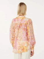 Delia Printed Blouse