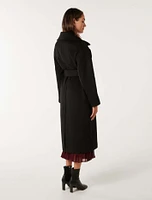 Priya Petite Wrap Coat