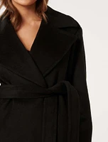 Priya Petite Wrap Coat