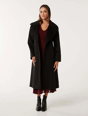 Priya Petite Wrap Coat