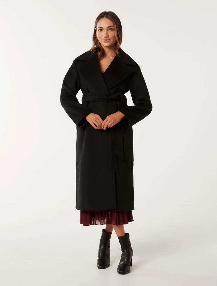 Priya Petite Wrap Coat