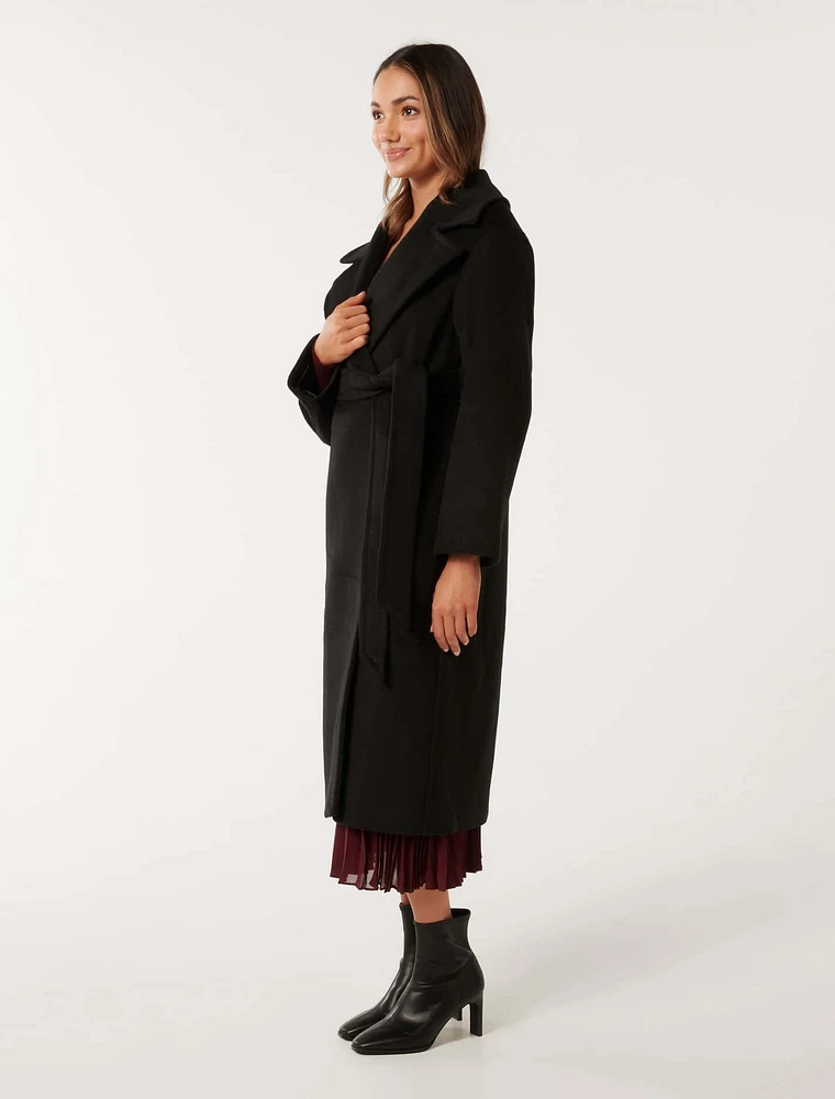 Priya Petite Wrap Coat