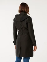 Alicia Short Hooded Trench