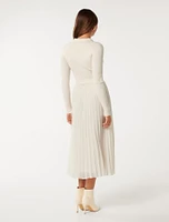 Maeve Pleated Polo Dress