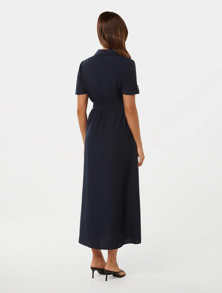 Georgia Midi Shirt dress