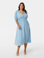 Annabel Curve Midi Dress