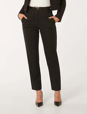 Terry Tapered Pants Black - 0 to 12 Women's