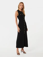 Kelly Button-Through Knit Dress