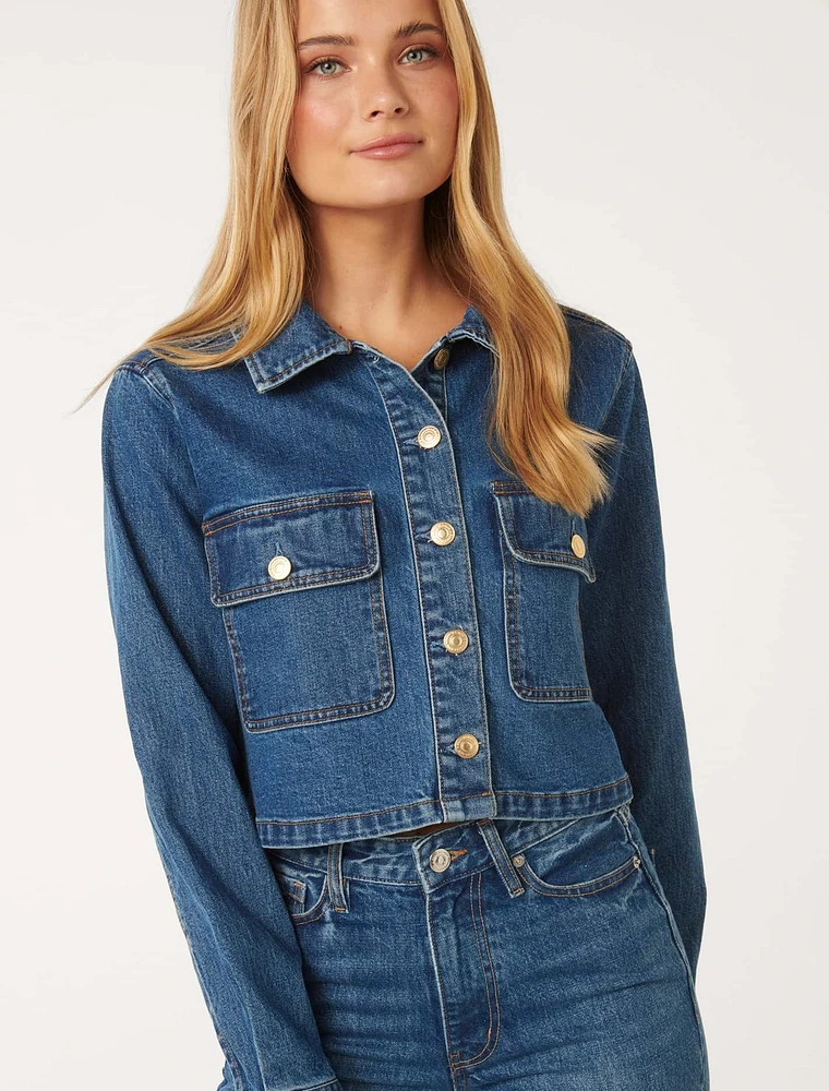 Dana Denim Shacket