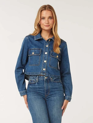 Dana Denim Shacket