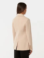 Immie Petite Double-Breasted Blazer