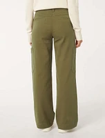 Bobbie Wide-Leg Cargo Pants