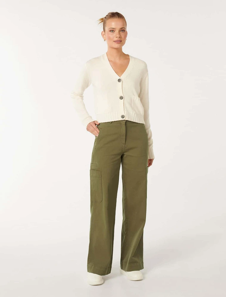 Bobbie Wide-Leg Cargo Pants