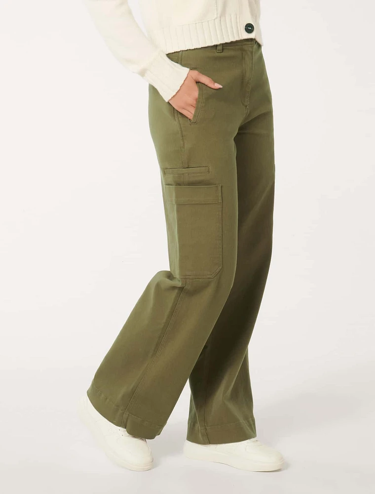 Bobbie Wide Leg Cargo Pant