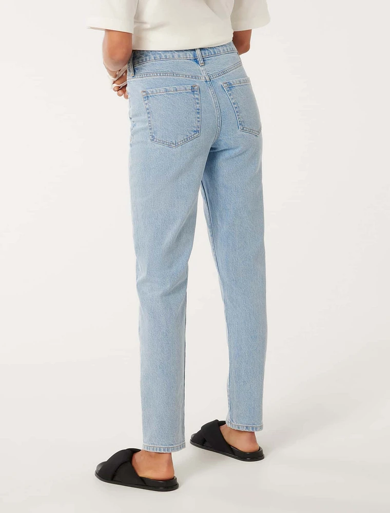 Alyssa Slim Straight-Leg Jeans