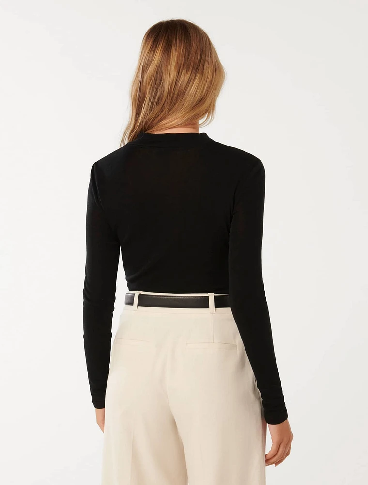 Eclair High-Neck Top