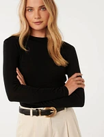 Eclair High-Neck Top