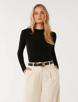 Eclair High-Neck Top