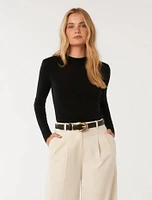 Eclair High-Neck Top