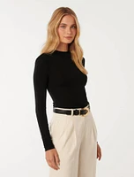 Eclair High-Neck Top