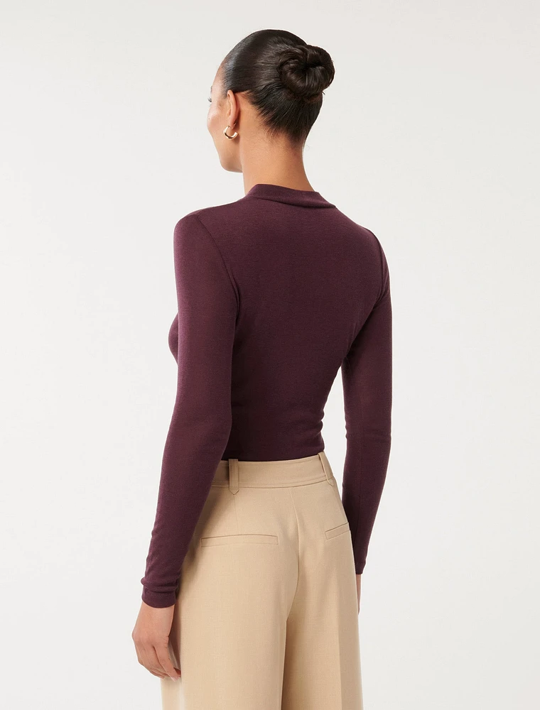 Eclair High-Neck Top