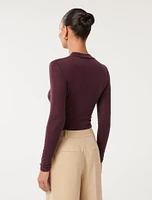 Eclair High-Neck Top