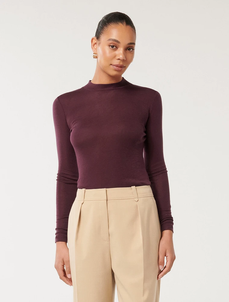 Eclair High-Neck Top