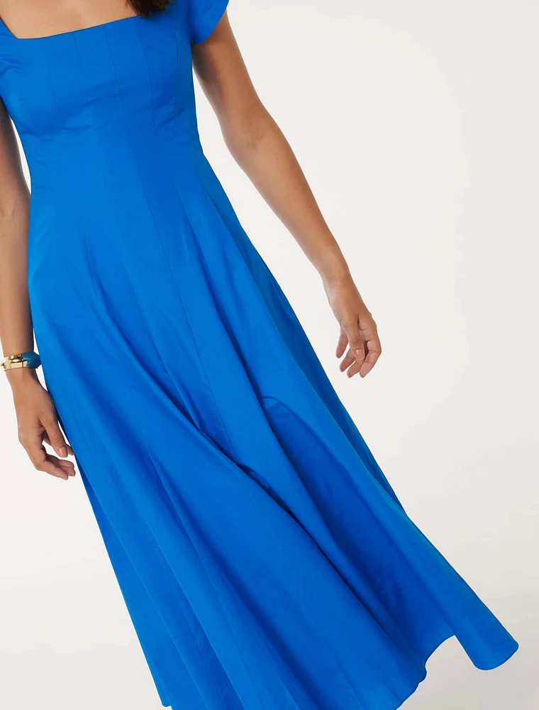 Raleigh Cap Sleeve Midi