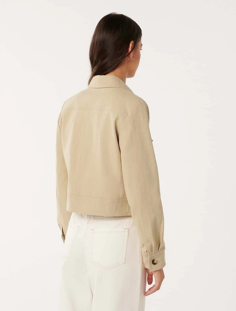 Luca Crop Utility Jacket