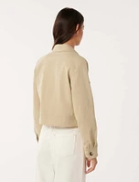 Luca Crop Utility Jacket