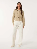 Luca Crop Utility Jacket