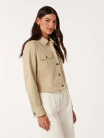 Luca Crop Utility Jacket